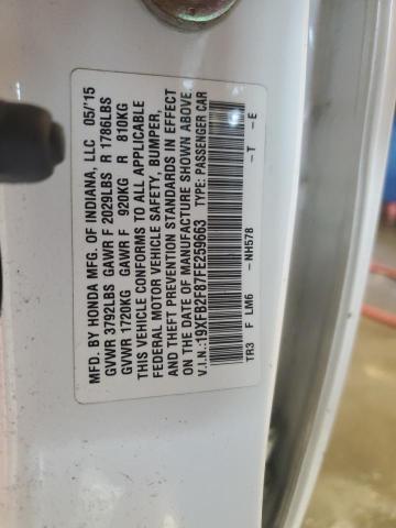 2015 HONDA CIVIC EX 19XFB2F87FE259663