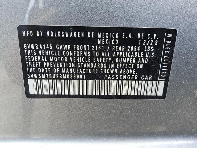 2024 VOLKSWAGEN JETTA S 3VW5M7BU2RM039991