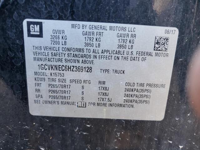 2017 CHEVROLET SILVERADO - 1GCVKNEC6HZ369128