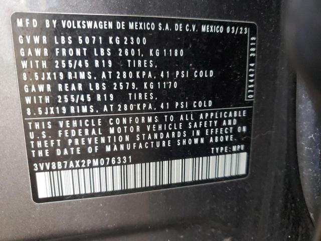 2023 VOLKSWAGEN TIGUAN SE - 3VV8B7AX2PM076331