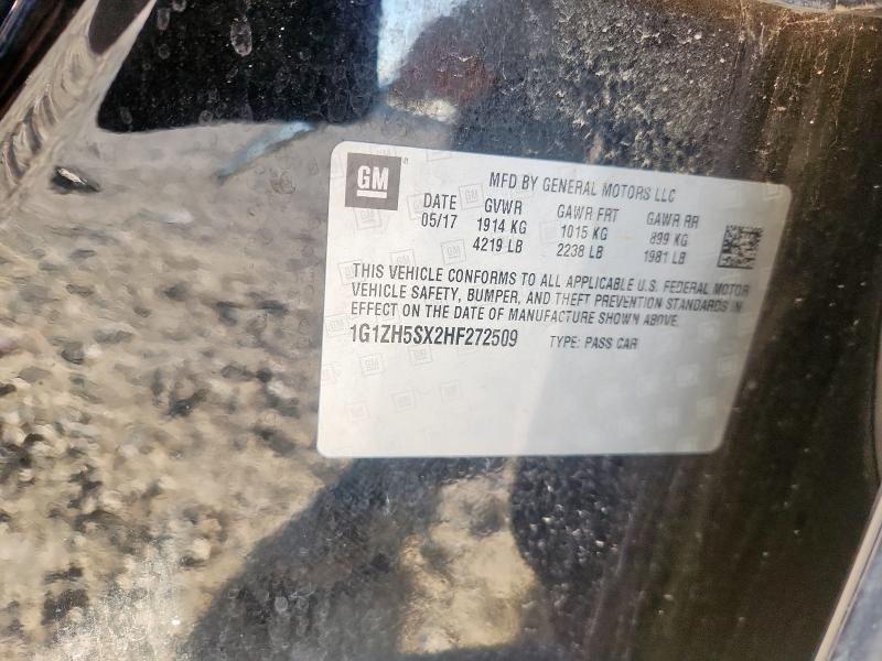 2017 CHEVROLET MALIBU PREMIER 1G1ZH5SX2HF272509