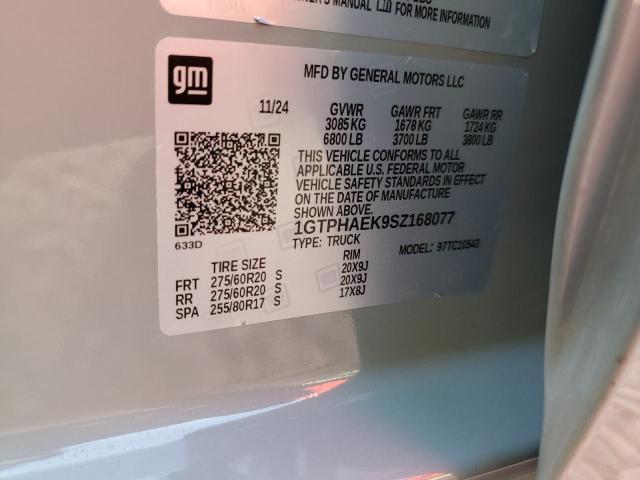 2025 GMC SIERRA C15 1GTPHAEK9SZ168077