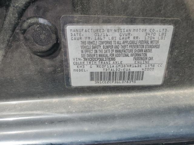 2016 NISSAN VERSA NOTE 3N1CE2CP3GL378395