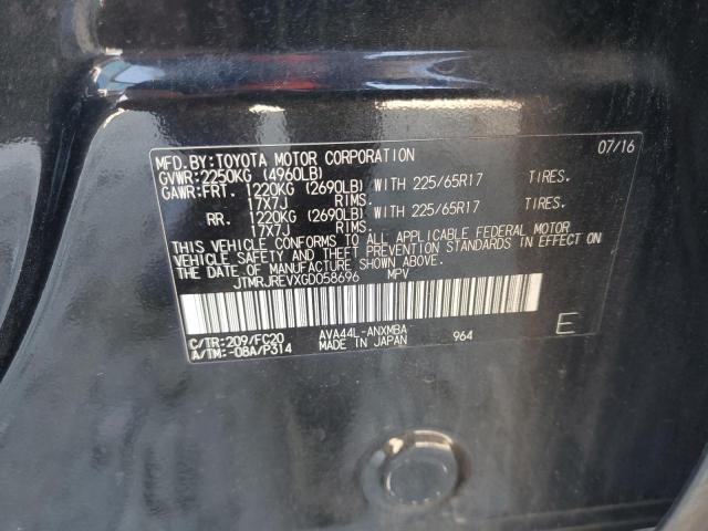 2016 TOYOTA RAV4 HV XL JTMRJREVXGD058696
