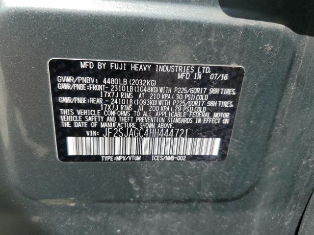 2017 SUBARU FORESTER 2.5I PREMIUM JF2SJAGC4HH444721