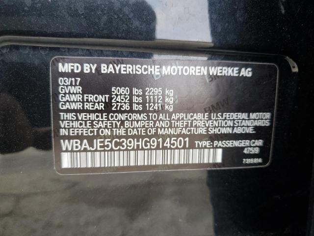 2017 BMW 540 I WBAJE5C39HG914501
