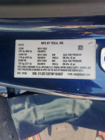 2022 TESLA MODEL 3 #3301846332