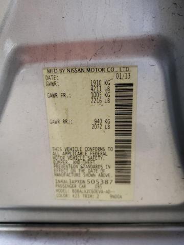 2013 NISSAN ALTIMA 2.5 - 1N4AL3APXDN505387