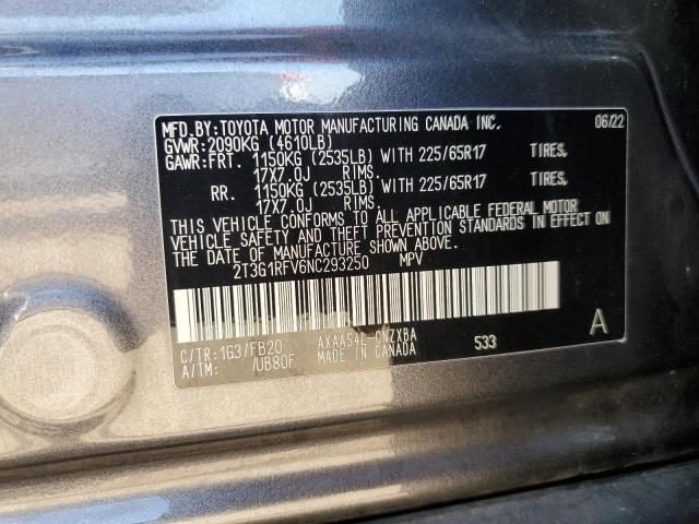 2022 TOYOTA RAV4 LE #3291336164