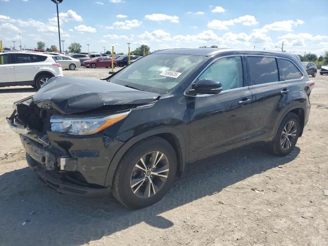 2016 TOYOTA HIGHLANDER XLE 5TDJKRFH6GS354886