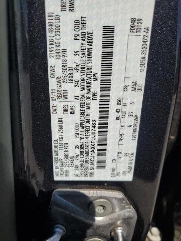2015 LINCOLN MKC 5LMCJ1A9XFUJ07483