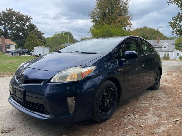 TOYOTA PRIUS 2015 blue hatchbac hybrid engine JTDKN3DU6F0441178 photo #3