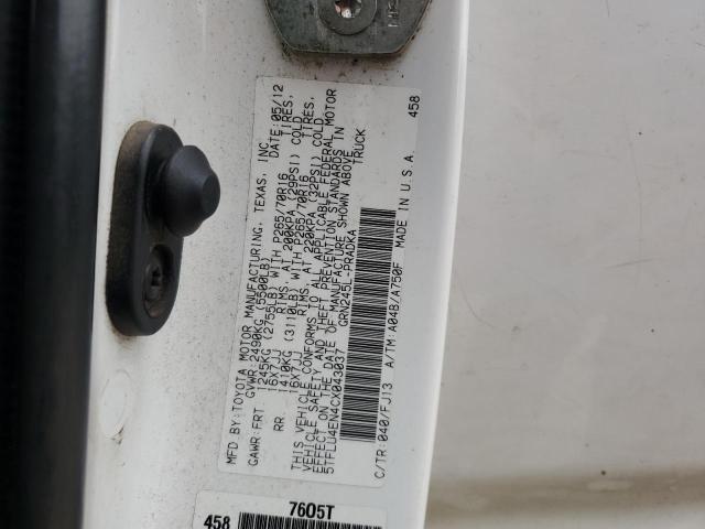 2012 TOYOTA TACOMA DOU - 5TFLU4EN4CX043037