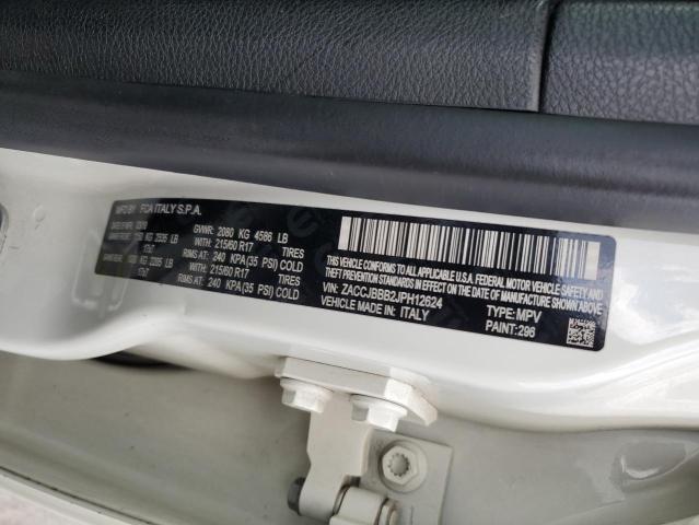 2018 JEEP RENEGADE L ZACCJBBB2JPH12624