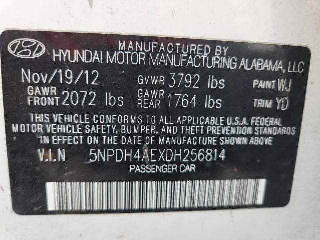 2013 HYUNDAI ELANTRA GL - 5NPDH4AEXDH256814