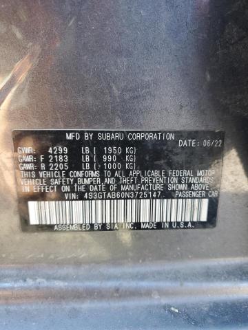 2022 SUBARU IMPREZA 4S3GTAB60N3725147