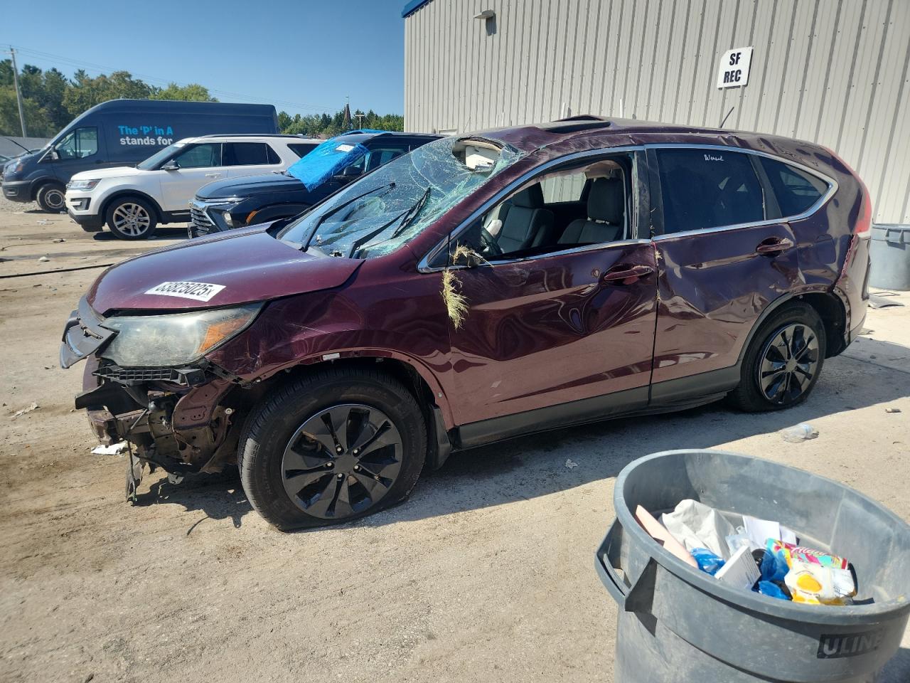 Lot #3309640054 2014 HONDA CR-V EX