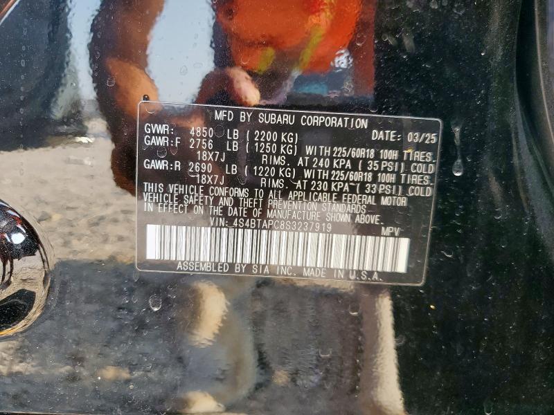 2025 SUBARU OUTBACK TO 4S4BTAPC8S3237919
