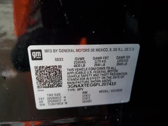 2023 CHEVROLET EQUINOX LT 3GNAXTEG6PL207410