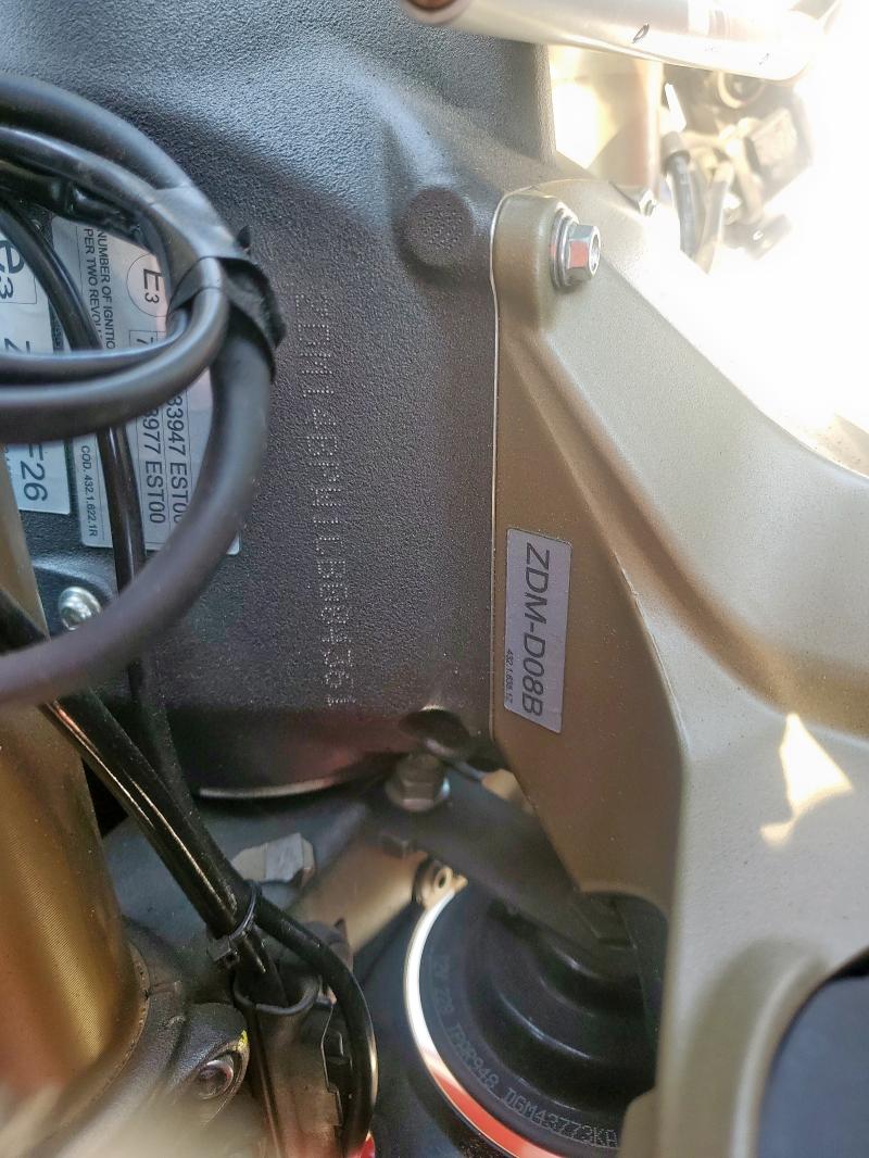 2012 DUCATI PANIGALE ZDM14BPW1CB004361