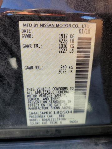 2018 NISSAN ALTIMA 2.5 - 1N4AL3AP6JC180504