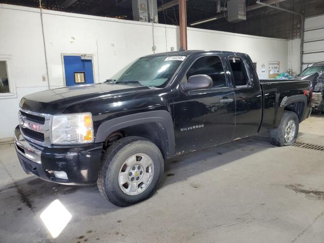 CHEVROLET SILVERADO 2011 black 4dr ext flexible fuel 1GCRKSE34BZ254177 photo #1