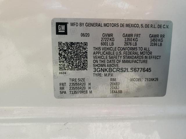 2020 CHEVROLET BLAZER 2LT #3283865474