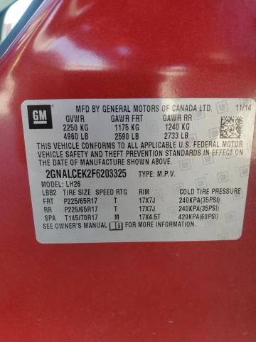 2015 CHEVROLET EQUINOX LT #3315577777