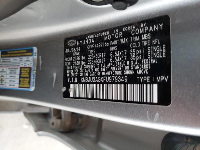 2015 HYUNDAI TUCSON LIM KM8JU3AGXFU979349