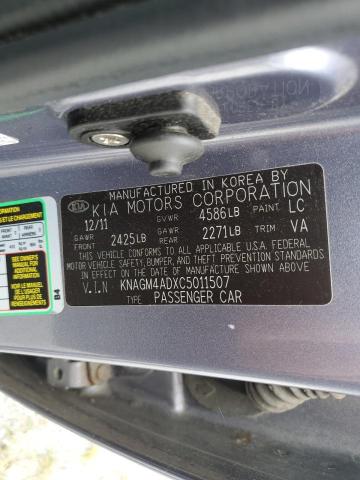 2012 KIA OPTIMA HYB #3240105515