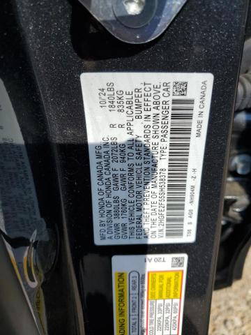 2025 HONDA CIVIC SPORT #3290192201