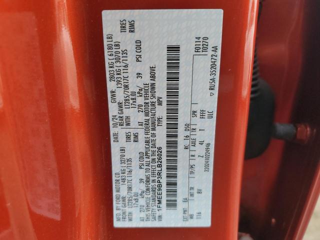 2024 FORD BRONCO BAD - 1FMEE9BP3RLB26026