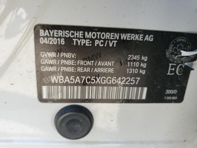 2016 BMW 528 XI WBA5A7C5XGG642257