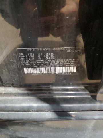 2017 SUBARU IMPREZA SP 4S3GTAK63H3718214