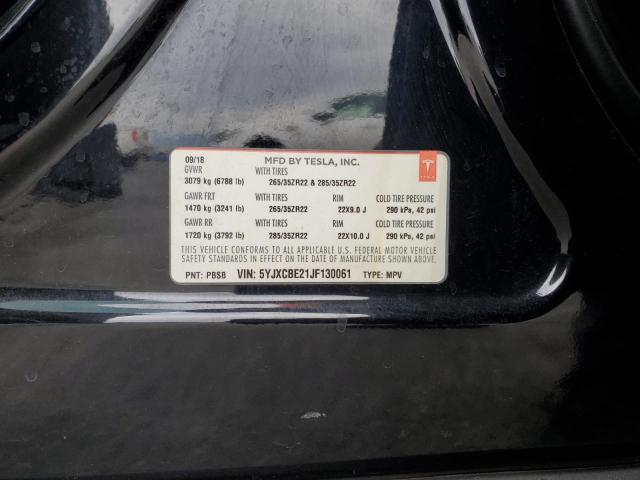 2018 TESLA MODEL X #3297943789