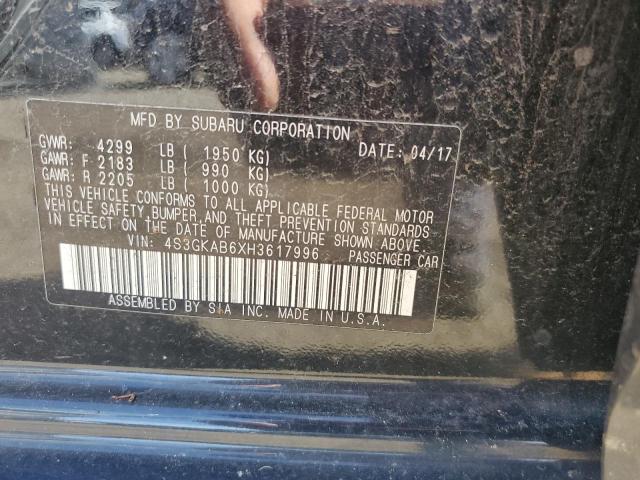 2017 SUBARU IMPREZA PREMIUM 4S3GKAB6XH3617996