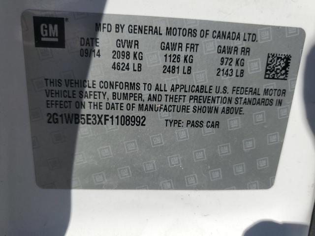 2015 CHEVROLET IMPALA LIM 2G1WB5E3XF1108992