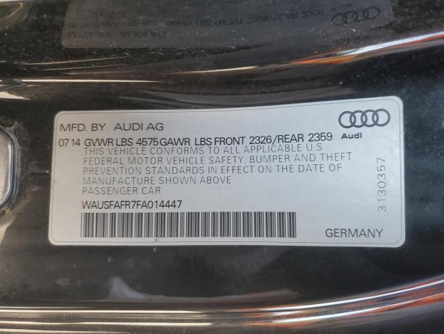 2015 AUDI A5 PREMIUM PLUS WAUSFAFR7FA014447