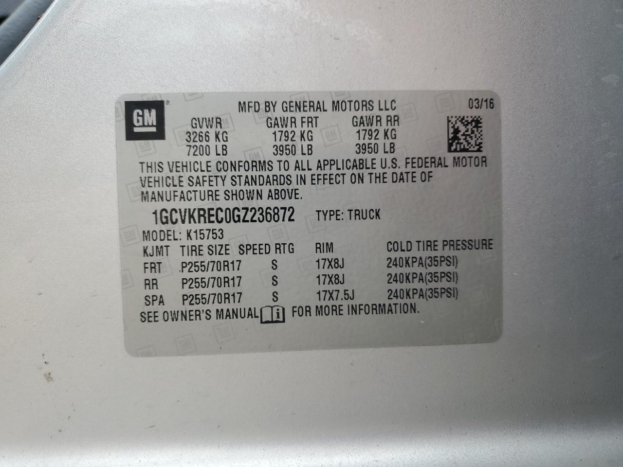 CHEVROLET SILVERADO K1500 LT