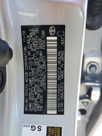 2020 TOYOTA COROLLA LE JTDEPRAE1LJ084571