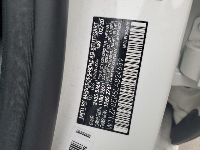 2020 MERCEDES-BENZ E 350 4MAT W1KZF8EB5LA824689