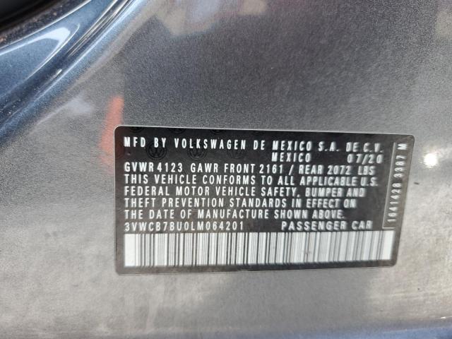 2020 VOLKSWAGEN JETTA S 3VWCB7BU0LM064201