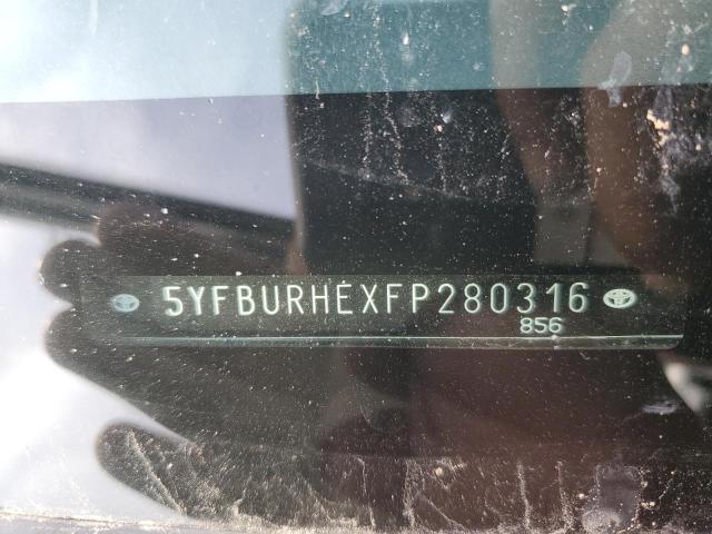 2015 TOYOTA COROLLA L 5YFBURHEXFP280316