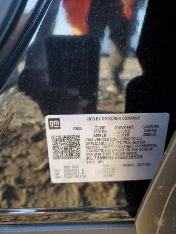 2025 CHEVROLET TRAILBLAZER LT KL79MRSL5SB216535