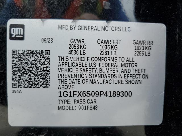 2023 CHEVROLET BOLT EV 2L 1G1FX6S09P4189300