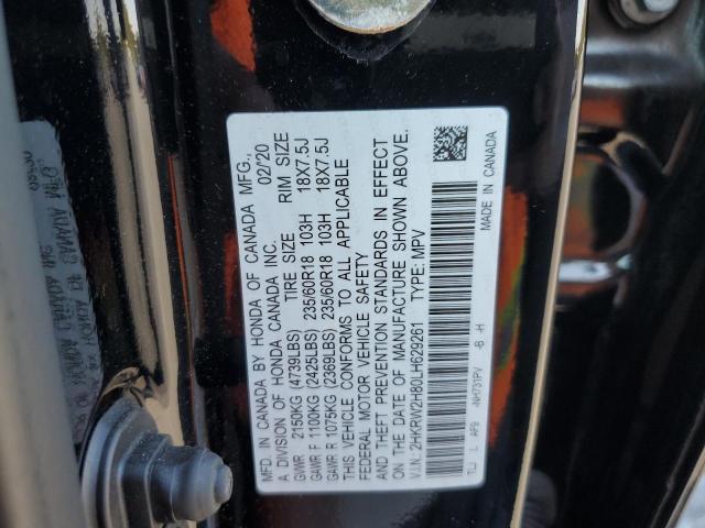 2020 HONDA CR-V EXL 2HKRW2H80LH629261