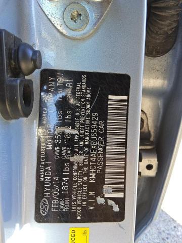 2014 HYUNDAI ACCENT GLS - KMHCT4AEXEU659429