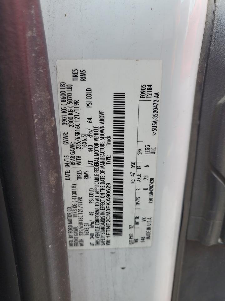 Lot #3316826408 2015 FORD TRANSIT T-