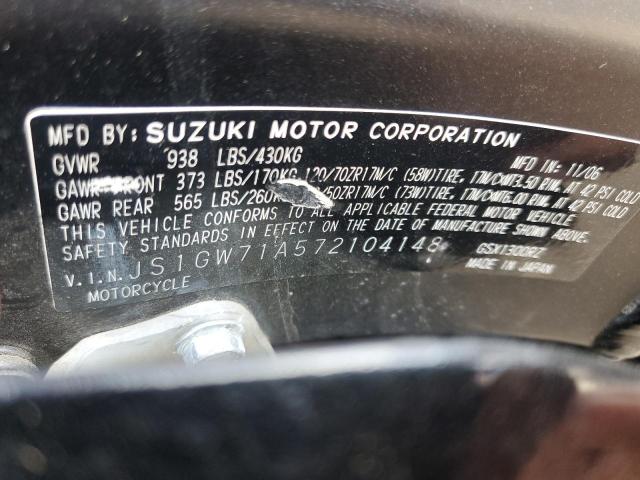 2007 SUZUKI GSX1300 RZ JS1GW71A572104148
