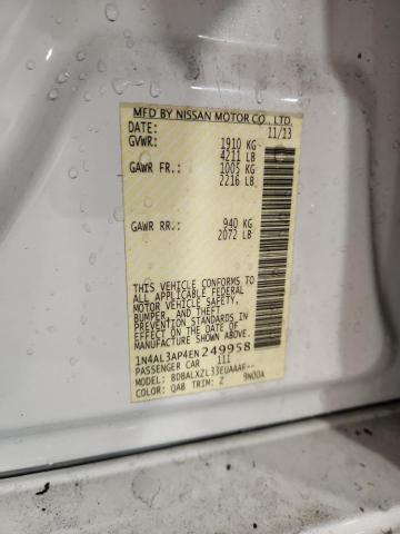 2014 NISSAN ALTIMA 2.5 - 1N4AL3AP4EN249958